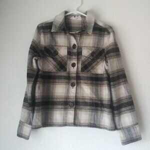 BB Dakota by Steve Madden women's size S plaid jacket